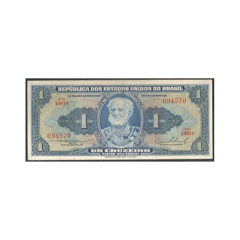 Brasil, 1 Cruzeiro ND1954-8 P150a