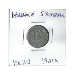 Alemania Nazi 5 Reichspfennig 1940-1944 KM100