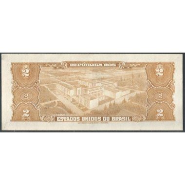 Brasil, 2 Cruzeiros ND1954-8 Firma 2 P151a