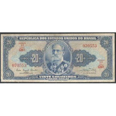 Brasil, 20 Cruzeiros ND1961...