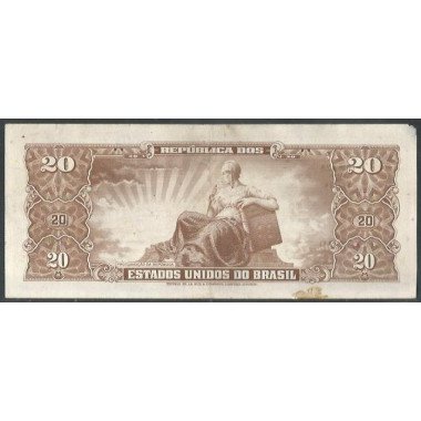 Brasil, 20 Cruzeiros ND1962 Firma 11 P178