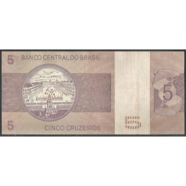 Brasil, 5 Cruzeiros ND1974 Firma 18 P192c