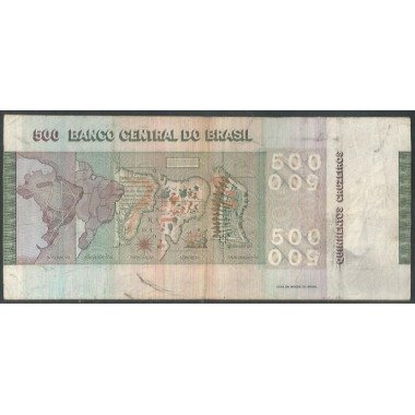 Brasil, 500 Cruzeiros 1974 Firma 18 P196b