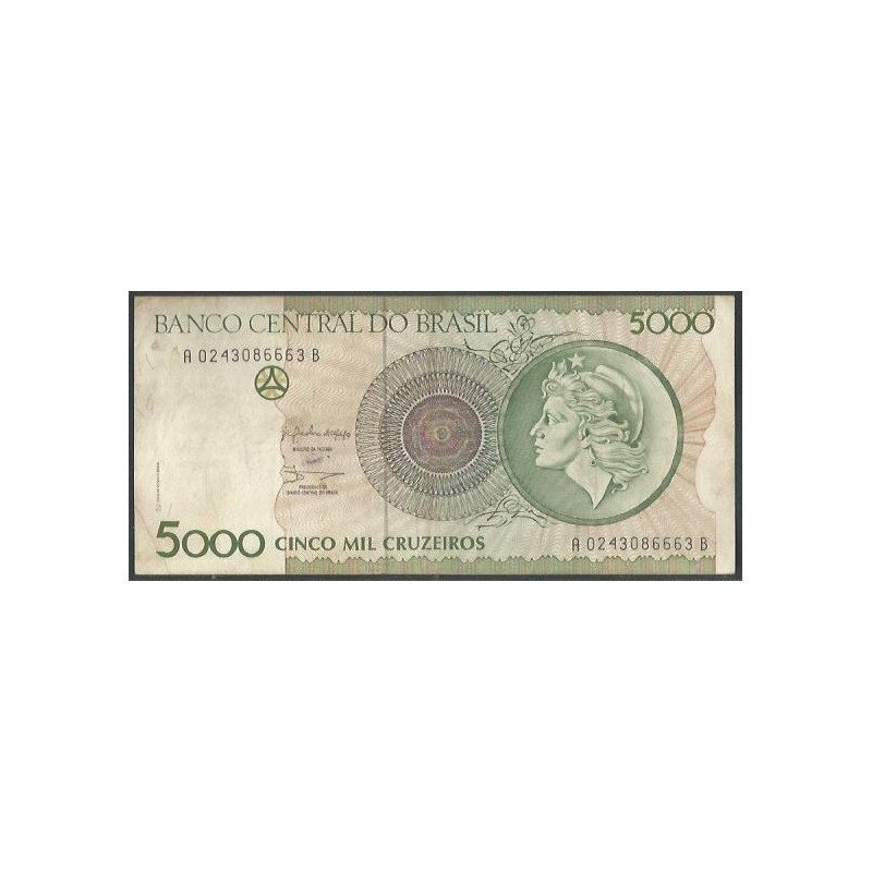 Brasil, 5.000 Cruzeiros ND1992 P227a