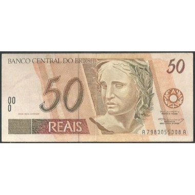 Brasil, 50 Reales ND1994- Firma 37 P246f