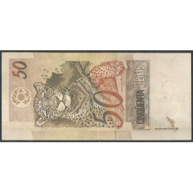 Brasil, 50 Reales ND1994- Firma 37 P246f