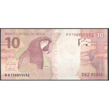 Brasil, 10 Reales 2010 B P254a