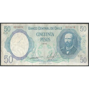 Chile, 50 Pesos 1978 P151a