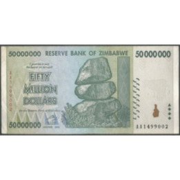 Zimbabwe 50.000.000 Dollars 2008 P79