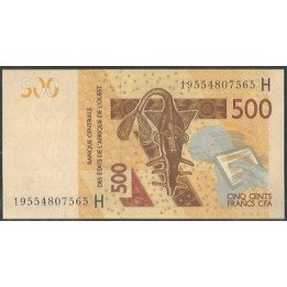 Niger 500 Francs 2019 P619Hh