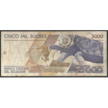 Ecuador, 5.000 Sucres 31 Ene 1995 AK P128b