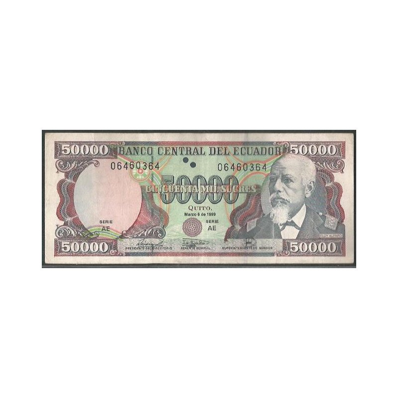 Ecuador, 50.000 Sucres 6 Mar 1999 AE P130b