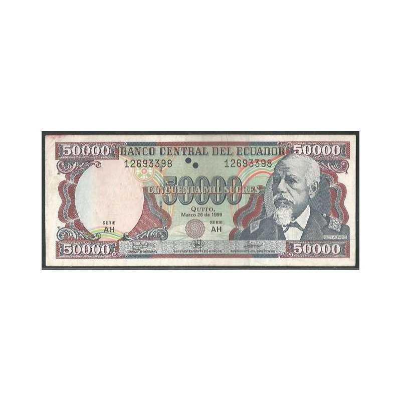 Ecuador, 50.000 Sucres 26 Mar 1999 AH P130c