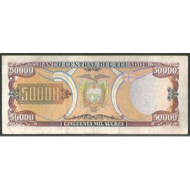 Ecuador, 50.000 Sucres 26 Mar 1999 AH P130c