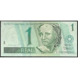 Brasil 1 Real ND1997- Firma 39 P243Ac