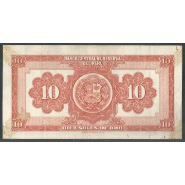 Peru, 10 Soles 1 Feb 1961 P82A