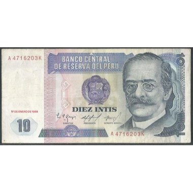 Peru, 10 Intis 17 Ene 1986 P128