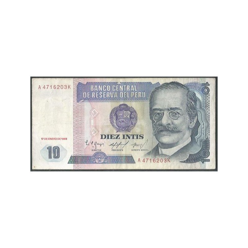 Peru, 10 Intis 17 Ene 1986 P128