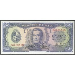 Uruguay 50 Pesos ND1967 A P46a