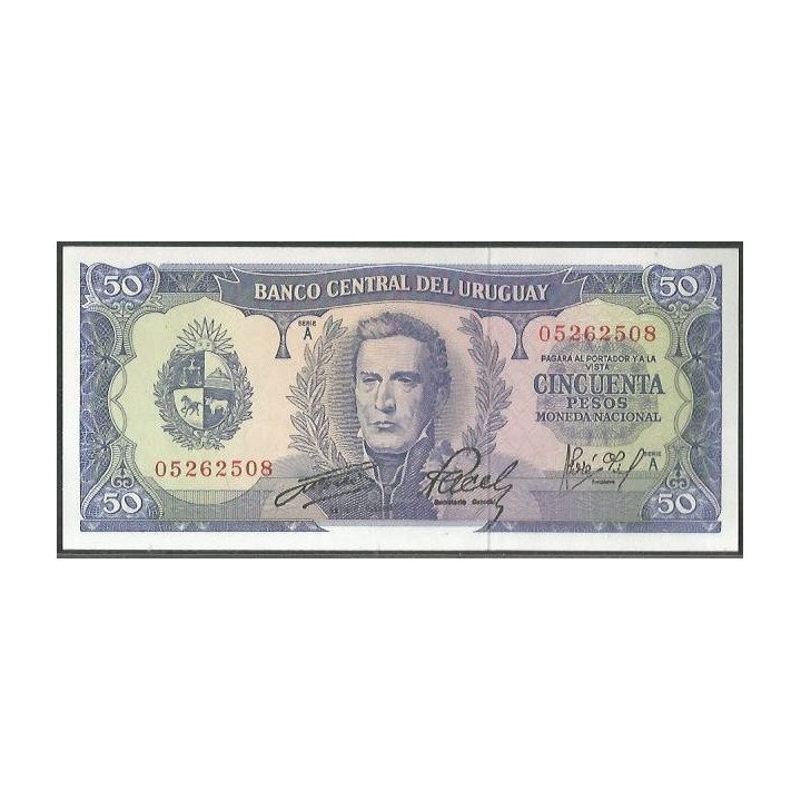 Uruguay 50 Pesos ND1967 A P46a