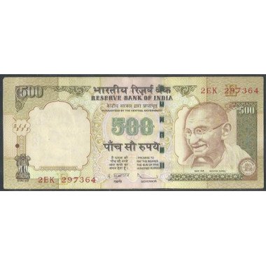 India, 500 Rupias 2009 E P99q