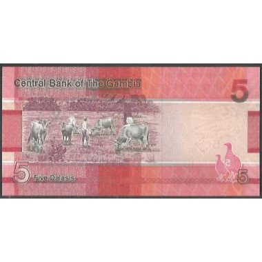 Gambia 5 Dalasis ND2023 P37c