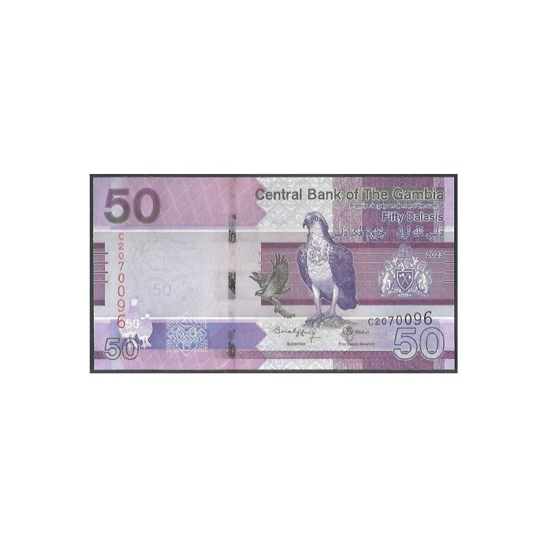 Gambia 50 Dalasis ND2023 P40c