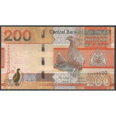 Gambia 200 Dalasis ND2023 P42c