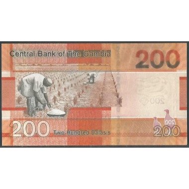 Gambia 200 Dalasis ND2023 P42c