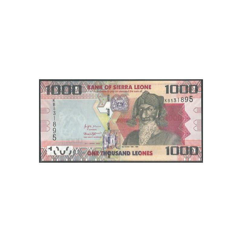 Sierra Leona, 1.000 Leones 27 Abr 2021 P30f