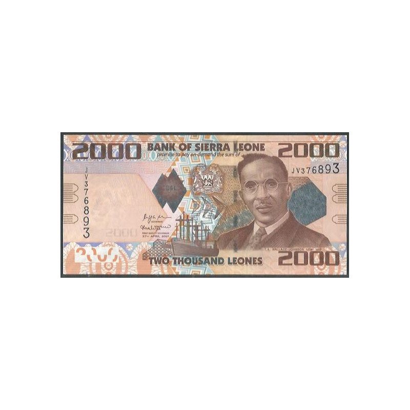 Sierra Leona, 2.000 Leones 27 Abr 2021 P31f