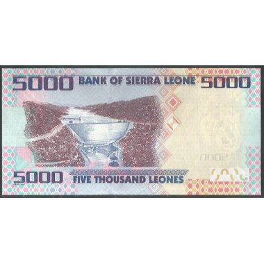 Sierra Leona, 5.000 Leones 27 Abr 2021 P32f