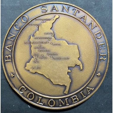 Medalla Banco Santander F. de P. Santander