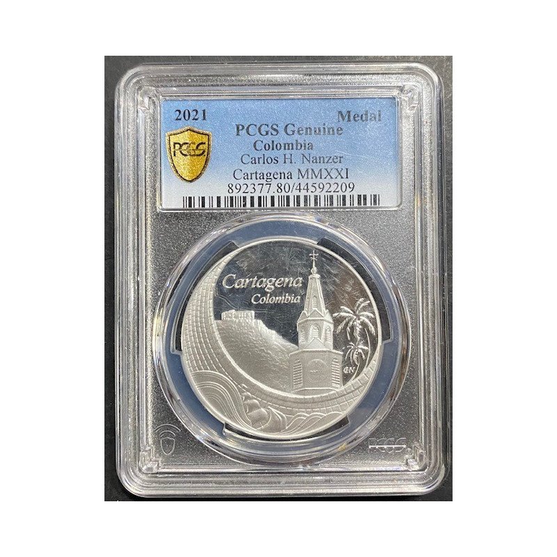 Cartagena 2021, 3° Convencion int. de Historiadores Numismaticos Plata