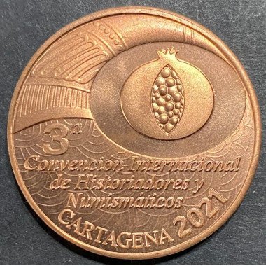 Cartagena 2021, 3° Convencion int. de Historiadores Numismaticos Cobre