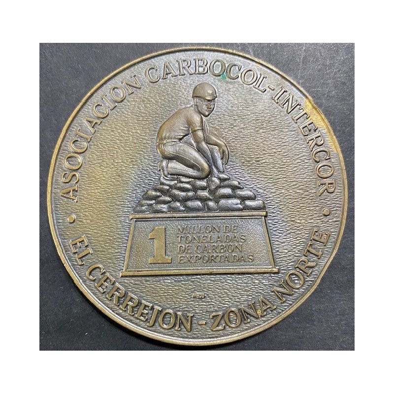Medalla Asociacion Carbocol - Intercor, El cerrejon Zona Norte 1985
