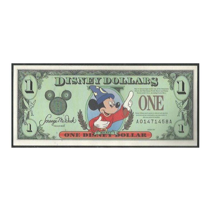 Disney 1 Dollar 1997 Mickey