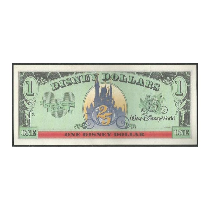 Disney 1 Dollar 1997 Mickey reverso