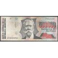 Argentina, 500.000 Australes ND1991 Serie A Firma 2 P338
