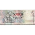 Argentina, 500.000 Australes ND1991 Serie A Firma 2 P338