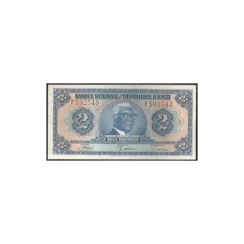 Haiti, 2 Gourdes L1919 P201-2