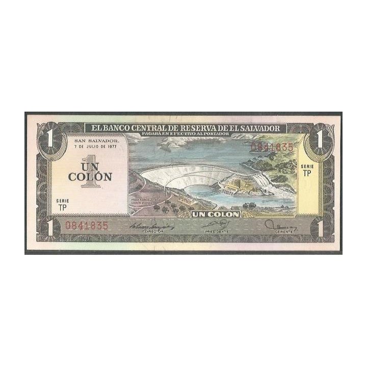 El Salvador 1 Colon 7 JUL 1977 P125a