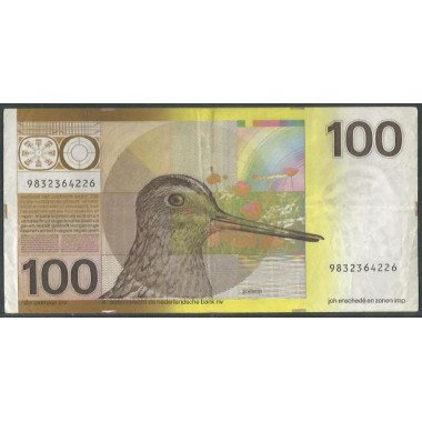 Holanda, 100 Gulden 28 Jul 1977 P97a