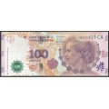 Argentina, 100 Pesos ND2016 Serie CA P358c