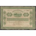 Banco de Oriente 10 Pesos 14 Feb 1888 Ps699