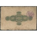 Banco de Oriente 10 Pesos 14 Feb 1888 Ps699