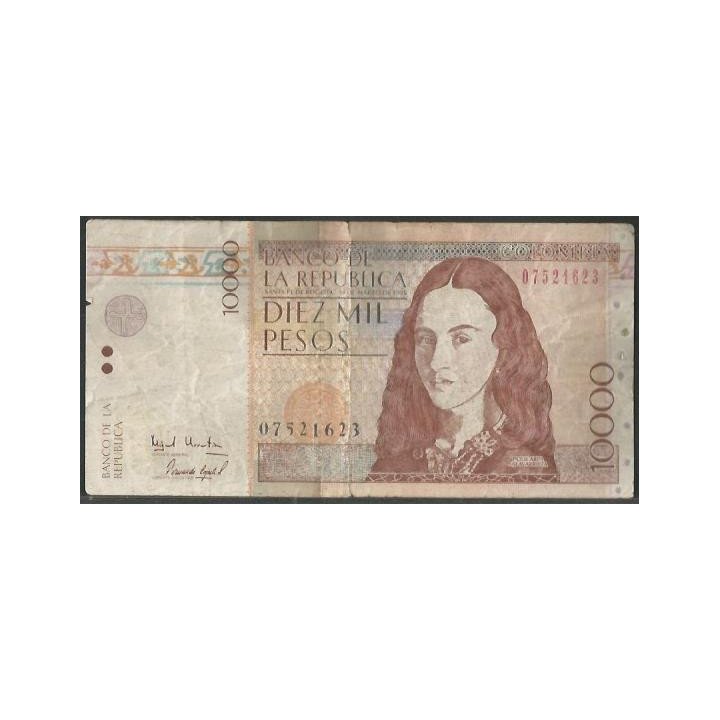Billete de 10.000 Pesos 1 Mar 1995 Falso BGW606