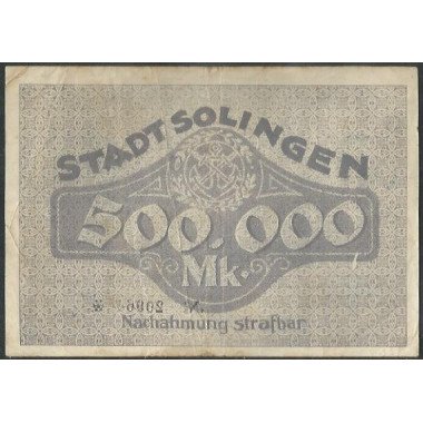 Alemania - Solingen, 500.000 Mark 1 Ago 1923
