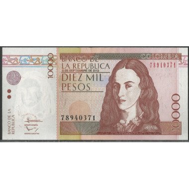 Billete de 10.000 Pesos 3 Sep 2013 BGW642