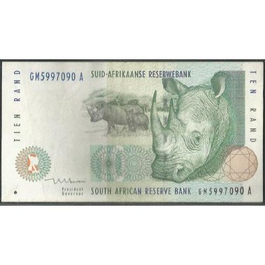 Sur Africa, 10 Rand ND1999 P123b